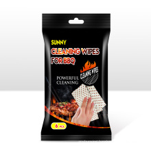 BBQ Cleaning Wipes Remove Grease